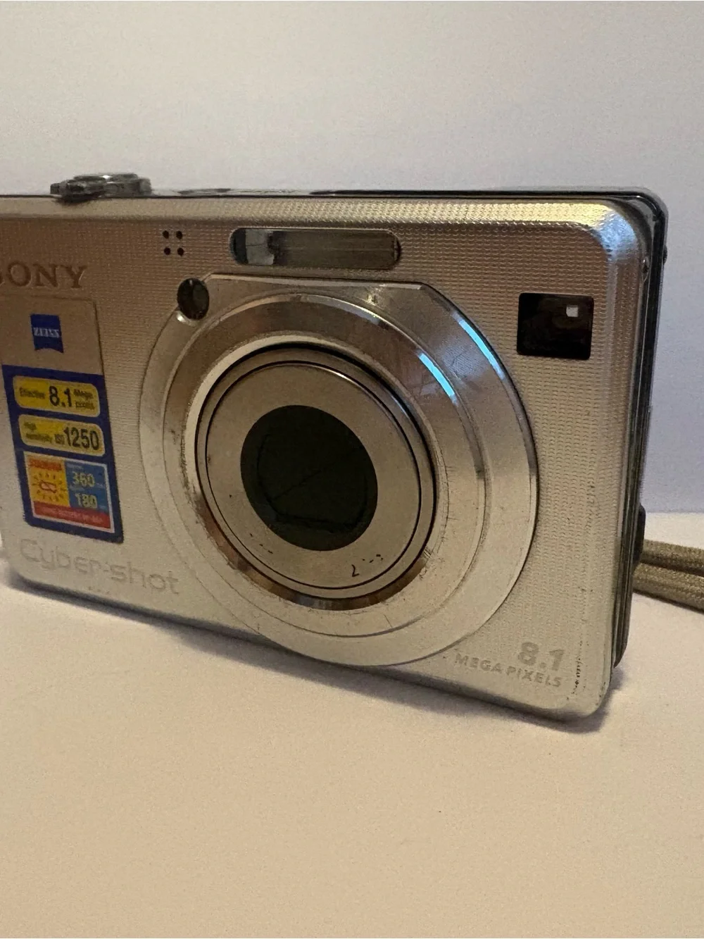 Sony Cybershot DSC W100 Silver 505559 (For Parts Only)